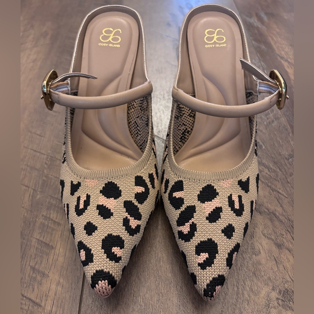 Brand new Cosy Island Leopard Print Women's Shoes - Picture 8 of 8
